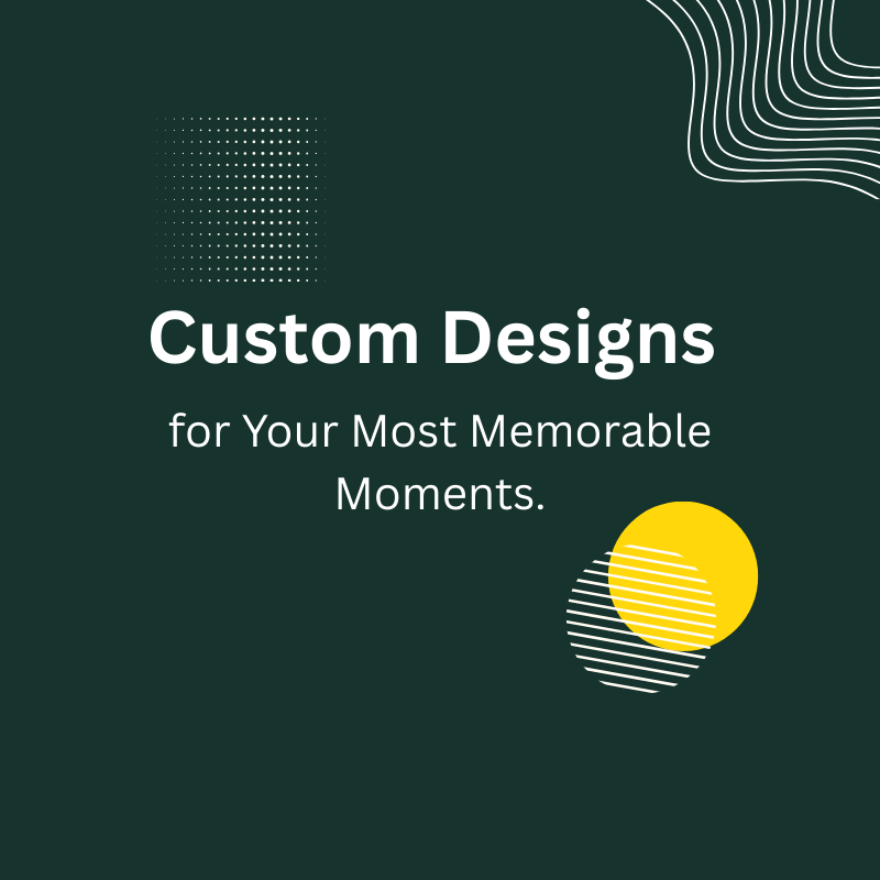 Custom Bespoke wedding design service